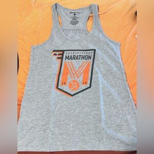 Orangetheory Gray and Orange Tank Top